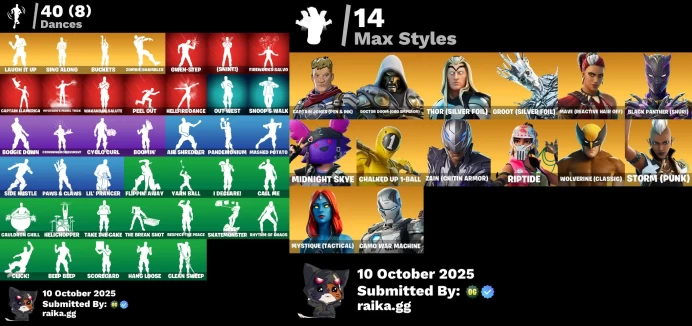 [PC/PSN] 53 skins | Tony Stark | Deadpool | Mandalorian | Laugh It Up | Clutch | Grind | Predator