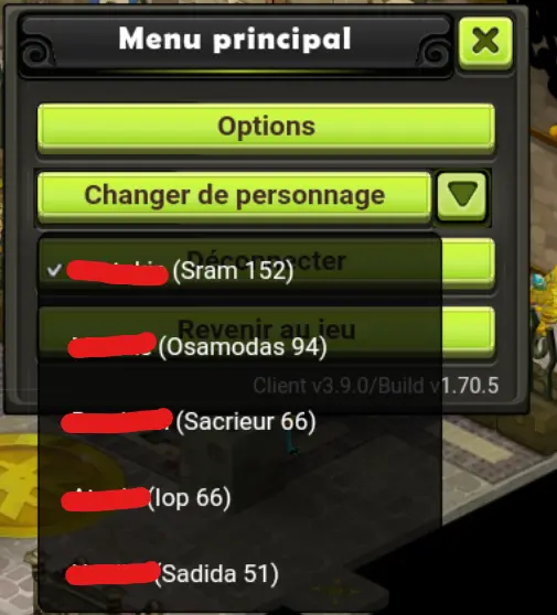 [Kelerog] Sram LVL 152 - Bucheron LVL 100 +2M Kamas - Non Certifié - Compte UP à la main - Instant Delivery !