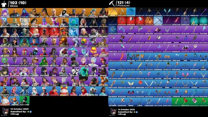 [PC/XBOX/PSN/NINTENDO] 102 skins | Master Chief | Eren Jaeger | Sasuke Uchiha | Chris Redfield | Ascension Nezumi