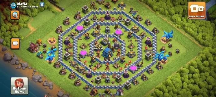 Clash of Clans (Android/ios) SC ID- [Big Sale] TH 12 - Level 117- Heroes(48/51/40/28/) - Build 6- Cheapest price
