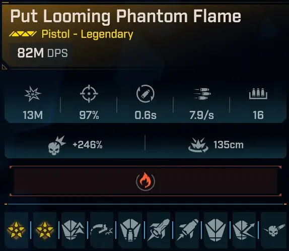 [MODDED] L50 PHANTOM FLAME - 82M DPS (+7.878K FIRE DMG/s) - 7.9s FIRE RATE - 0.6s RELOAD - PRISON RULES - ALT FIRE ZIP ROCKETS 23M DMG