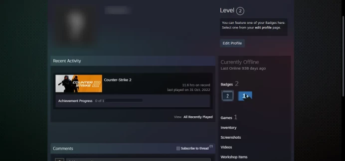 <<FACEIT>> _RIO MAJOR 2022 _Last Online 2 year ago << 45-Day Warranty >>_ Global Offensive Badge _NO VAC_11 hours_