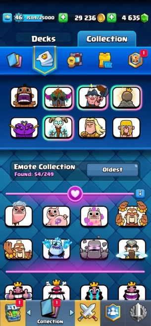 (Android/iOS) KT14 - lvl46 - Cards109/120 - Max Card 33  _lvl 13 card 1 /Emote 55 / skin tower 5