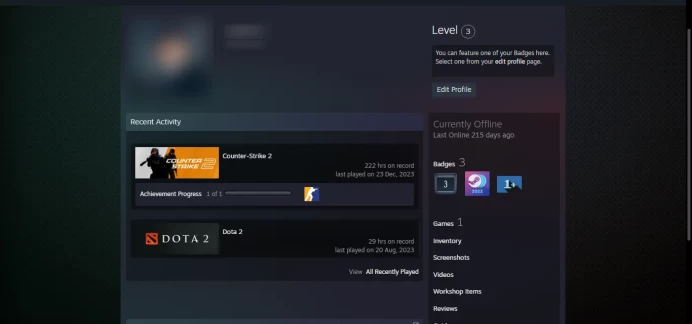 <<FACEIT>>_<30 Days Warranty>_ 10 Year Birthday Coin, Global Offensive Badge_ NO VAC_222 hrs_