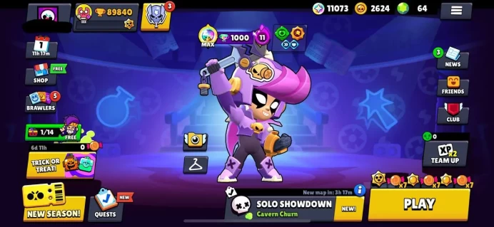 90000 TROPHIES-46 MAX POWER-30HYPERCHARGED-OPEN ESPORTS-235+NICE SKINS-DEMON MORTIS-WHITE WOLF LEON-GOLD MECHA CROW-MECHA BO AND MORE-90K TROPHY