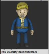 Plan: Vault Boy Plushie Backpack