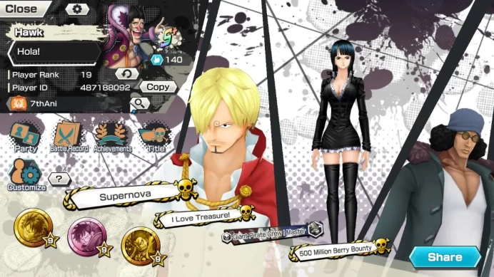 Global| 6 META EX[Emperors Luffy,FR Shanks,Onigashima Kaido,Jaygarcia Saturn,Akainu,Kuzan]|Rank 19|Log Bandai|Check SS(OPBR1052)