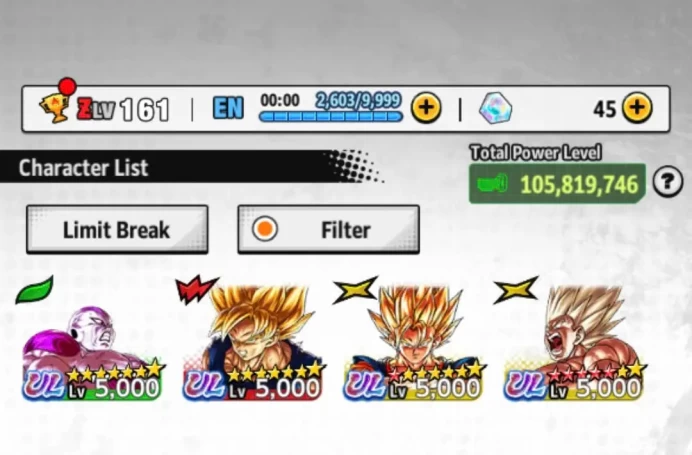 D756-IOS+Android-Meta Account-4 UL(SS Goku 12 Red Star+Frieza+Super Vegito)+18 Legends+Good Equipment+Namek Goku+Goku and Bardock+Goku+Gohan