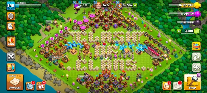 TH 16 (99% MAX)!! 245XP !! HEROES ALL MAX !! 6 EPIC EQUIPMENTS(FIREBALL MAX)!! 3.3K GEMS !! ALMOST MAX BUILDER BASE !! NC AVL!! INSTANT DELIVERY