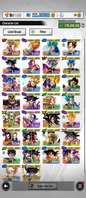 D753-IOS+Android-4 UL(SS Goku+Frieza+Broly)+30 Legends+Good Equipment+Namek Goku+Vegito+Bardock Zenkai+Goku&Frieza+SS4 Goku