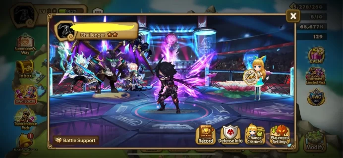 C2/C1/C1-20Nat5+4LD[DYEUS-HAN-ZERATU-SHUN]+205 SPD-173 Vio-178 Desp Runed-Awesome team soul-FULL ACCESS