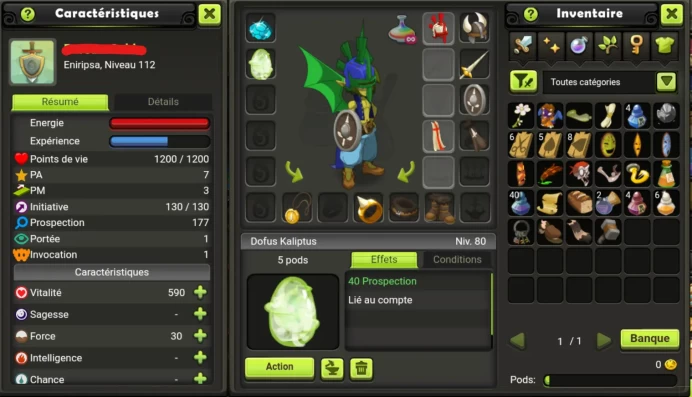 Eniripsa LVL 112 Kelerog / Non Certifie, Securite 100 % !