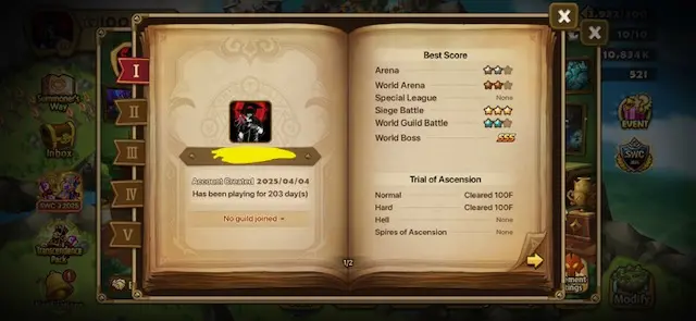 2LD Oberon + Cadiz Summoners War Account | Europe Server | 26 Nat5 | Max SPD 207 | Instant Delivery LD5