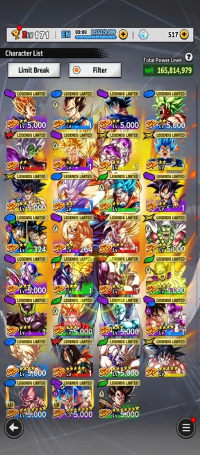 D749-IOS+Android-3 UL(SS Goku Red Star+Frieza)+31 Legends+Vip Equipment+Meta Cooler+Vegeta Saga+SS2 Goku+Super 17+Shenron+Namek Goku+Piccolo