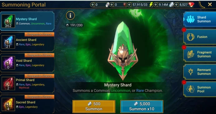 57k Energy - Elva Autumnborn - Raglin - Duchess Lilitu - Black Kinght - Pyxniel - Roschard - Rae - Tattura - Gamuran - 14 Free Legends - 8,5k 