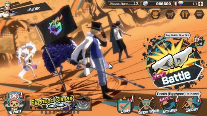 Global|5 META EX|Luffy Four Emperor,Kaido Onigashima,Sabo Flame Emperor, Oden Daimyo Etc|Rank 17|Log Bandai|Check SS(OPBR1061)
