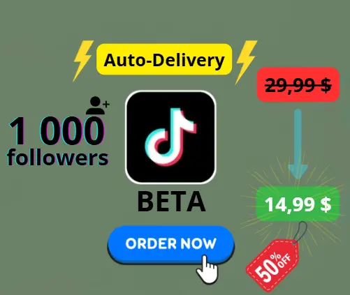 50% OFF | BETA | Was : 30 usd---> Now : 14.99 usd |1 000 Followers | Live ready| Full Access |