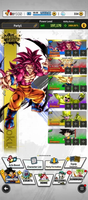 D737-IOS+Android-Team Daima+16 Legend+SS4 Goku Red Star+SS4 Goku&Vegeta Red Star+SS3 Vegeta+SS4 Gogeta+Super 17+Pikkon+Buu Zenkai+Vegeta&Goku 