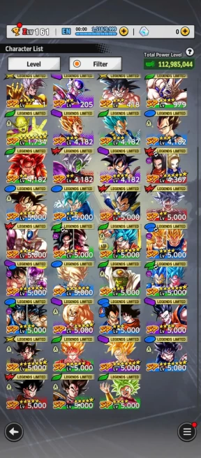 D734-IOS+Android-Team Saga+34 Legends Limited+Good Equipment+Goku Saga+Vegeta Saga+SS2 Goku+Cabba+New Goku Uis+Goku Black+God Goku+Piccolo