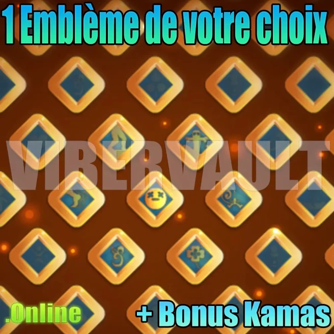 [Tiliwan] x1 Emblème de votre choix