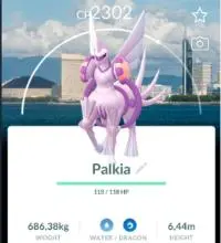 Trade || Fukuoka BG | Spacial Rend PALKIA-O (non-Shiny) | Stardust required: 20K or 1M | iOS and Android