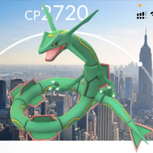 Trade || NYC Background RAYQUAZA (non-Shiny) | Stardust required: 20K or 1M | iOS and Android