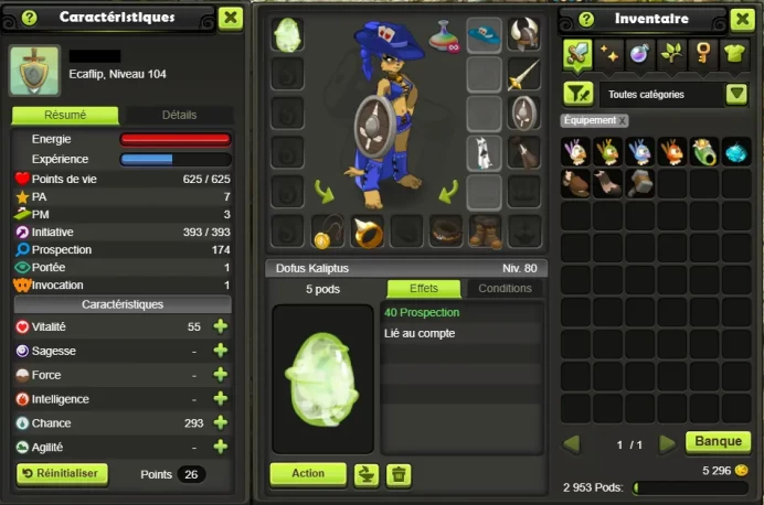 ECA 104 (Dofus Kaliptus) Tiliwan !! Jamais Certifie, 100% Safe.