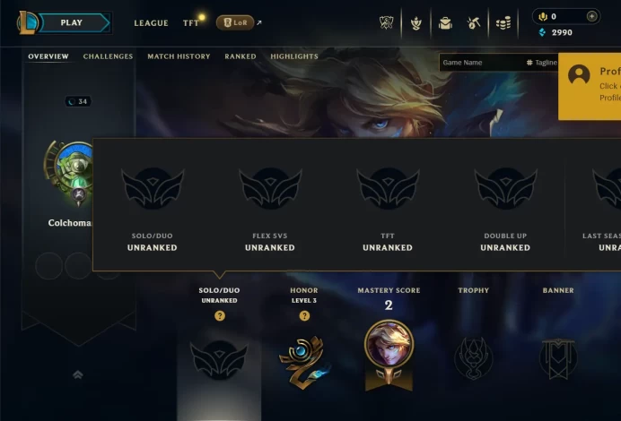 [EUW]  Rank: Currently - Unranked > 25 Champion >  Verified Email and Changeable > Handmade