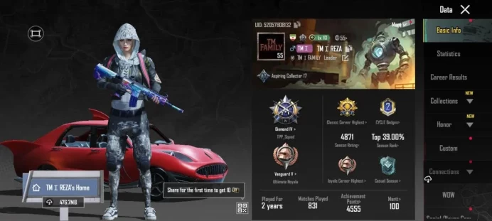 LvL55 | +36 Sets and more skins| +10 Halmets | +12 Backpacks |Code_ P97