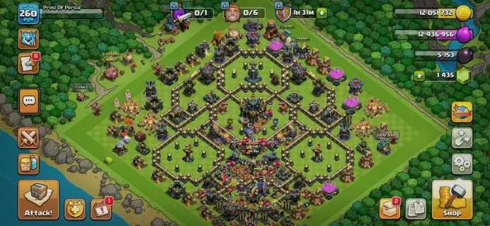 TH17Max,260level,full Equipment Epic(22max)DefenseMax,Wall max,722League medal,name500gem,magic item,Builder Hall max,Hero max,LifetimeWarranty