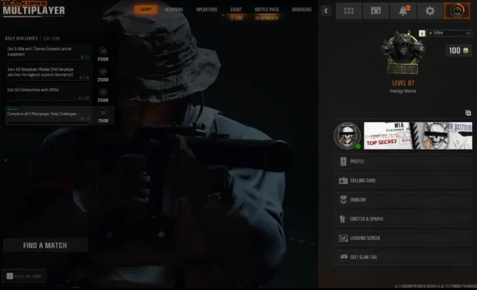 Prestige Master All BO6 Guns Maxed Legit Unlocked WZ4 Ranked Ready 16 Operators Prestige 10 + Level 80 Full Access Linkable to Steam | Ba