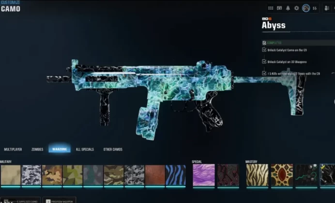 WarZone 33 Abyss Camos Level 55 Some Meta Guns Maxed 5 Operator ( Black Ops 6 Not PURCHASED ) FULL ACCESS Pc/Xbox/PlayStation