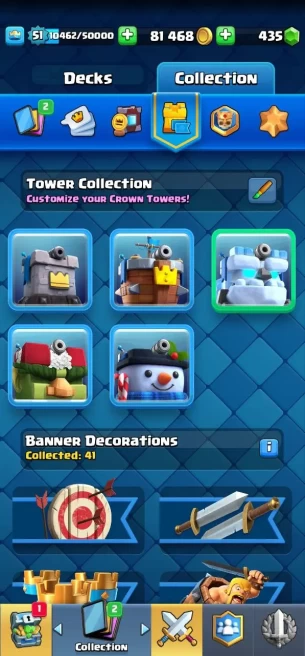 Clash royal (Android/iOS) KT 14 - lvl 51 - Cards118 /120 - Max Card 6 _lvl 13 card 19/evo card3/Emote 73 / skin tower 3 /Fast delivery/Cheap sal