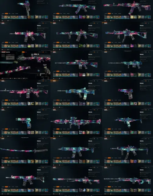 WZ4 & BO6 33+ NEBULA + AFTERLIFE + MYSTIC GOLD Level 55+ 18 +OPERATORS XBOX READY FOR RANK RARE SKINS 495+ CAMOS HANDMADE FULL ACCESS