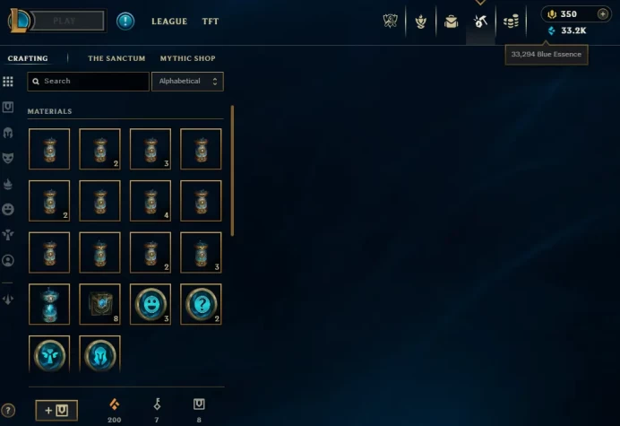 【 ME 】 ⸱ HAND-LEVELED LVL30 ( Ranked Ready +10 QP ) | Normal MMR | Unverified | 33294 BE | 350 RP | Untouched-Loot | Check Description