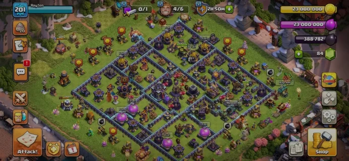 TH 15 Full Max, 9 Equipment Epic, Defense Max, Wall Max, Map Skin, Hero Skin, Magic Items, Hero High Level, Lifetime Warranty