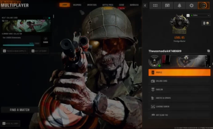BO6/WZ4 NEBULA DARK MATTER PRESTIGE MASTER HANDMADE / SMURF 17 OPERATOR BO6 / WZ4 Meta Guns FULL ACCESS XBOX / PSN / PC ACTIVISION