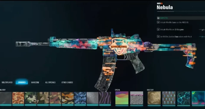 BO6/WZ4 NEBULA DARK MATTER PRESTIGE MASTER HANDMADE / SMURF 17 OPERATOR BO6 / WZ4 Meta Guns FULL ACCESS XBOX / PSN / PC ACTIVISION