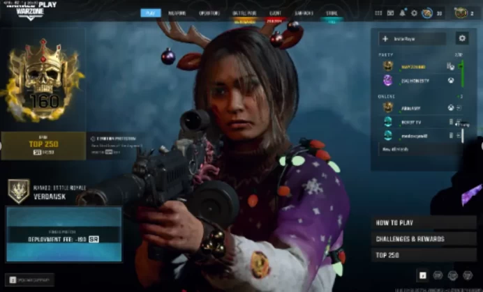  TOP 250 Warzone SZN 3 – #160 (14,990 SR)  Lvl 55 + P5  14 Bundles  BO6 Crimson  50 Skins  Full Access  Info Changeable  Linkable  2011 Acc