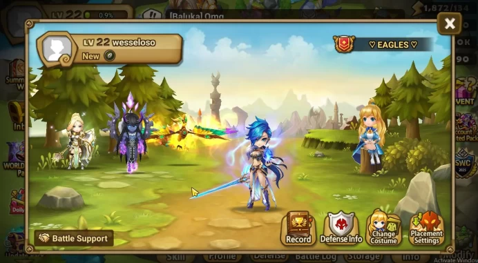 EU Starter Lv22|321 MS + 3 LS + Other Scroll|3 NB5(Jeanne+Vero+Teshar)+11 6* Monster + 3490 Crystal|Hive|CE ON|SS(SWR741)