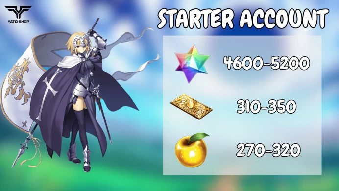FATE/GRAND ORDER ACCOUNT | JP SERVER | 4600–5200 SAINT QUARTZ | 310–350 TICKETS | 270–320 GOLDEN FRUITS | ZHUGE LIANG | ARTORIA | 2 EXTRA SSRs |
