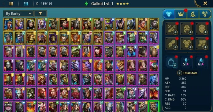 Starter acc with Donatello : 85k energy / 53 mln coins / Rae, Karato, Arix, Ninja + 18 Login Legendaries / Rector Drath, Magnarr