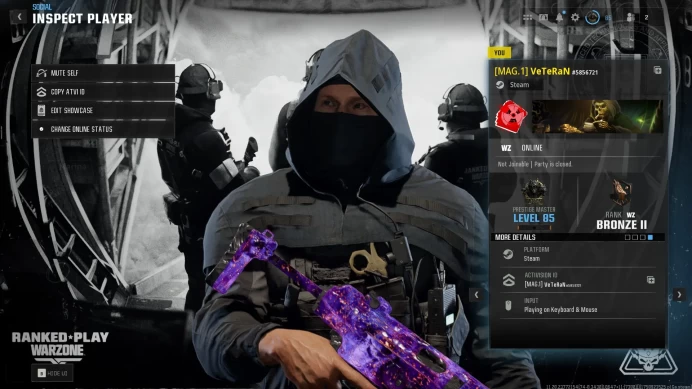 Full NUKE | DARK MATTER + NEBULA | 121 Max Guns | 189 Skins | MW2 + MW3 Nukes | Cross-Platform Ready | RyOkdo3