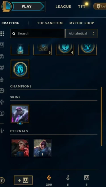   EUW  Iron IV 0% WR  | Hand - ( leveled + De-ranked  ) | Unverified  | 18440 BE  | 350 RP  | Untouched-Loot  | Check Description 
