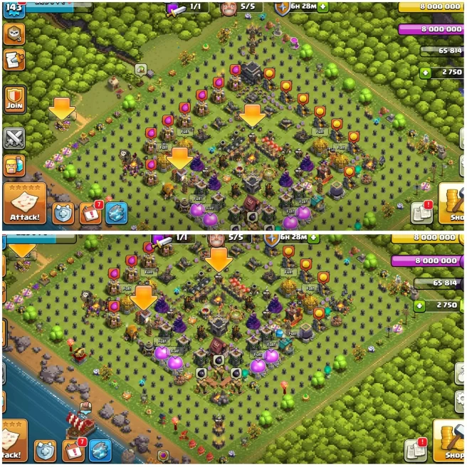 [Exp:143]||Th9 Maxed Rare||Legend Profile||Full Base Obstacles||1231 War Stars||2751 Gems||77 Legendary Trophy||5001 Atb