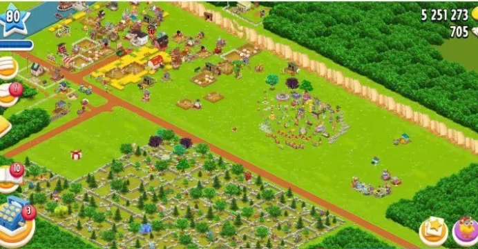 FARM LVL 80◆BARN: 6000◆SILO: 2000◆OPEN LAND ALL◆6.8M COINS◆900 DIAMONDS