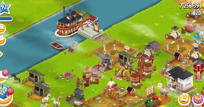Hay Day Level 90 | Barn 7000 | Silo 2100 | 7M Coins | 820 Diamonds