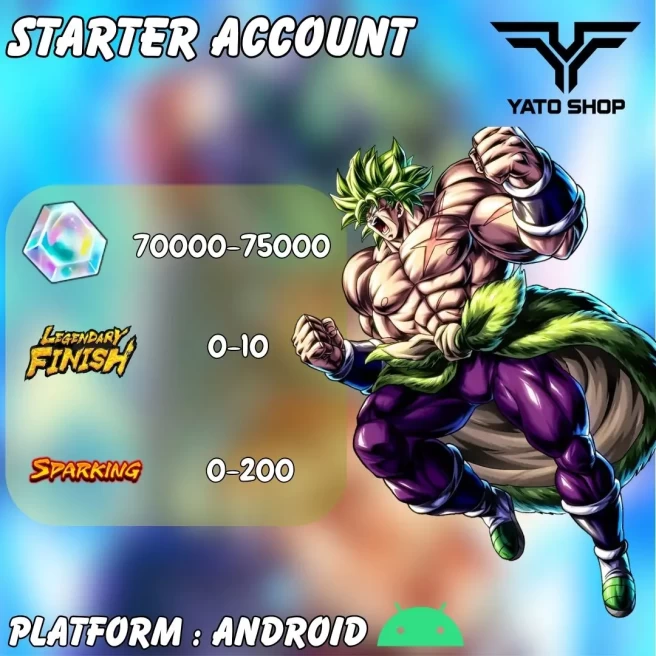 [Android] Global | 71000-75000 Chrono Crystals | Farmed Starter | BNID Login | 0-10 Random LF | Full Access | Instant Delivery 