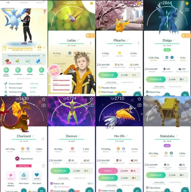 1794 Level 70 Legacy 50 Legendary100x6 Shiny: shadow metagross, DMax Articuno, genesect, stakataka,deoxys,shadow suicune