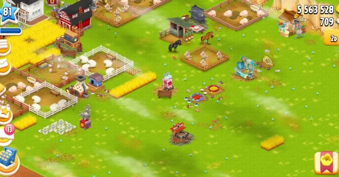 Hay Day Top Farm ▰ Level 80+ ▰ Barn 4K ▰ Silo 1K ▰ 5.8M Coins ▰ Diamond Boosted Farm